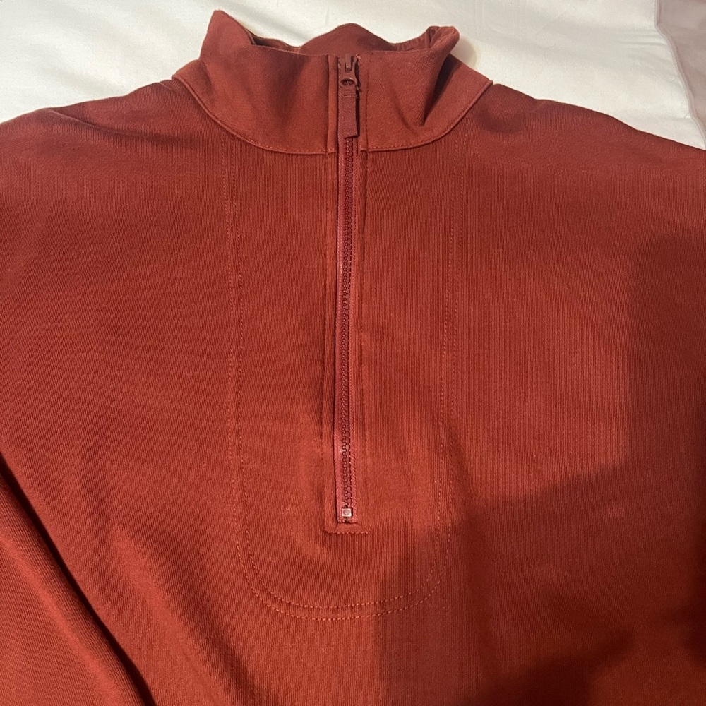 Rust 1/4 zip - Picture 3 of 4